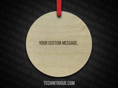 Custom message Stick it to COVID Ornament