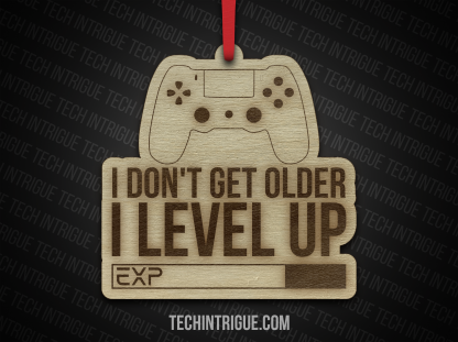 Playstation I Dont Get Older I Level Up Gamer Ornament