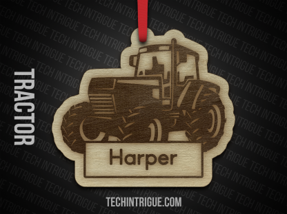 Personalized Tractor Ornament