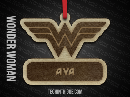 Super Hero Ornament Wonder Woman