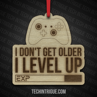 Xbox I Dont Get Older I Level Up Gamer Ornament