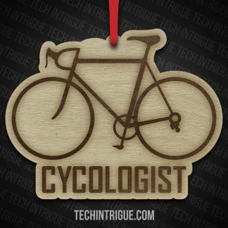 Cycologist Bike Ornament Front