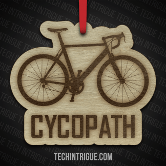 Cycopath Bike Ornament Front